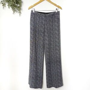 EXPRESS • Black & white wide leg pant